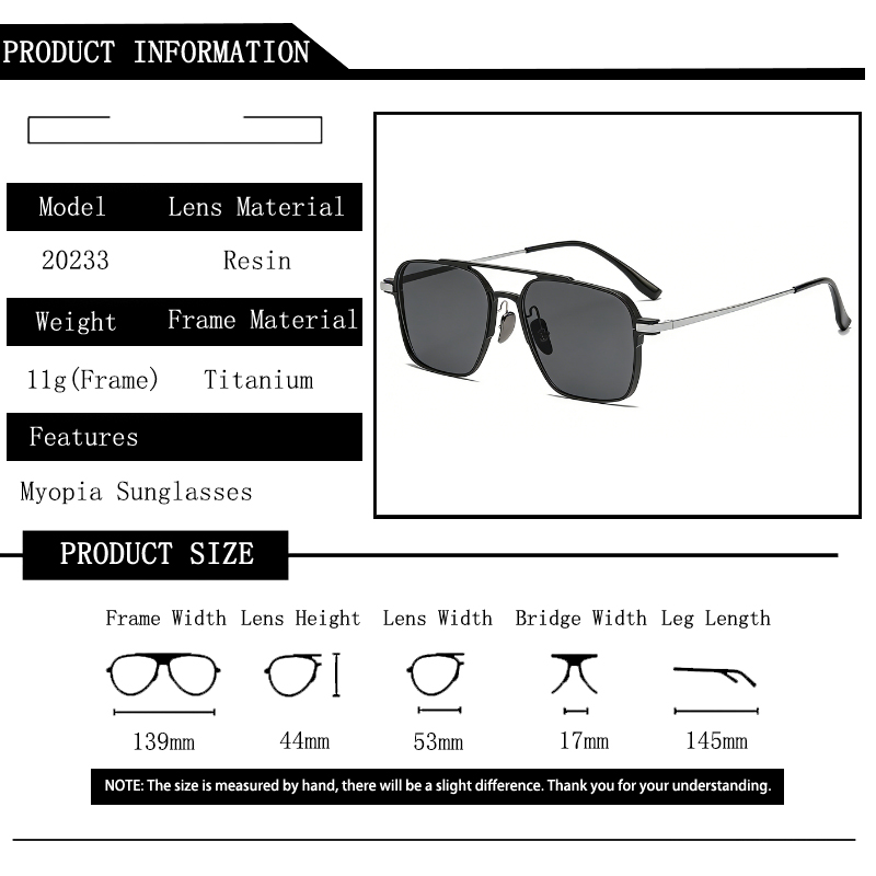 Ultraleichte Reintitan Doppelb – Sunglasses Aviator Polarized Bewertung und Preis