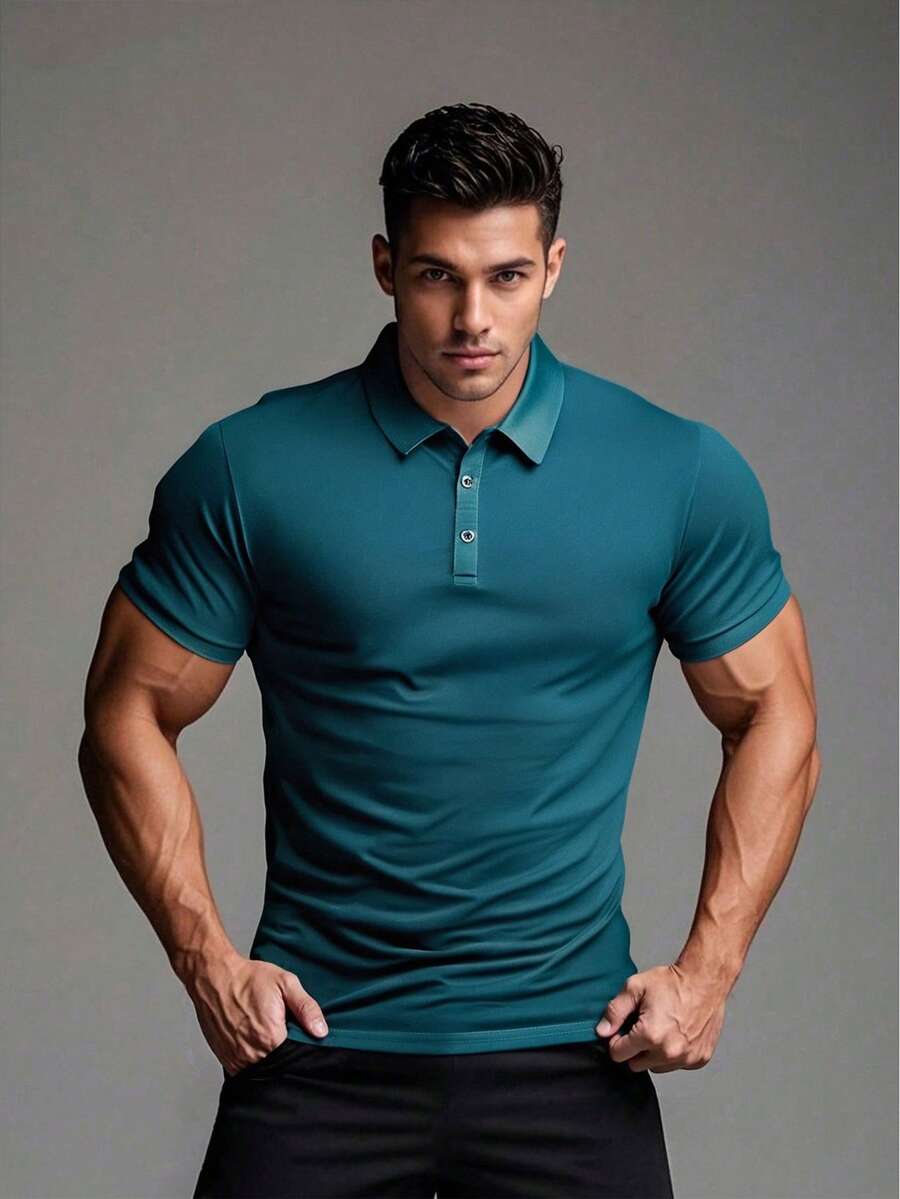 Herren Casual Atmungsaktives E – Polo Shirt Pique Bewertung und Preis