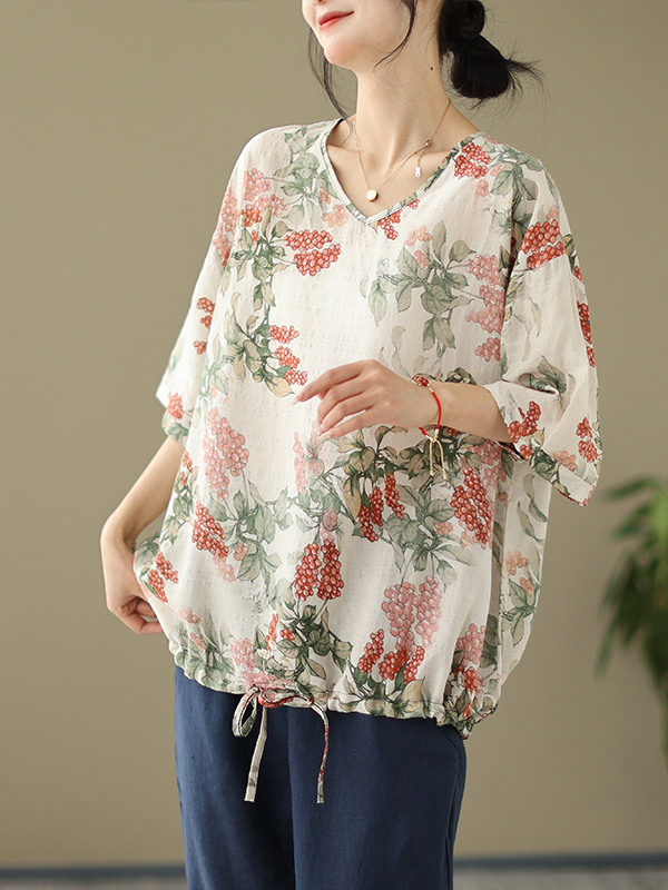 Sommerliches, lockeres Baumwol – Short Linen Drawstring Bewertung und Preis